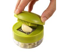 Schiaccia Aglio,Mini portatile ergonomico manuale | Taglia Aglio Con Contenitore Per Conservazione | Per Picnic Cucina Di Casa Ristorante Campeggio Preparazione Alimenti E Barbecue