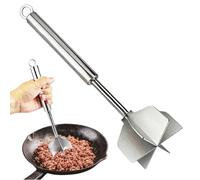 Schiaccia carne,Macinino da hamburger in acciaio inossidabile - Sminuzzatore per Carne da Hamburger,per la Cottura Preparazione dei pasti le Grigliate il Barbecue il Campeggio Picnic