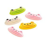 Schiaccia Dentifricio Animale in ABS 5 Pezzi per Dentifricio e Pomate