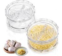 Schiaccia e trita aglio, Macinino rotante manuale per aglio, zen-zero, noci ed erbe aromatiche, strumento per preparare il cibo senza sforzo, gadget da cucina senza disordine per cucinare