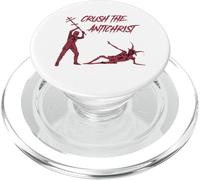 Schiaccia l'Anticristo - Guerriero cattolico ortodosso PopSockets PopGrip per MagSafe