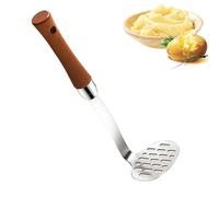Schiaccia Patate,Utensile da Cucina Schiacciapatate,Pestello per Purée di Patate,Pressa per Verdure in Acciaio Inox, Pressa Manuale in Acciaio Inossidabile per Puree di Patate,per frutta verdura (B)