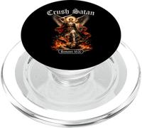 Schiaccia Satana San Michele Romani Versi Biblici Arcangelo Angelo PopSockets PopGrip per MagSafe