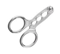 Schiaccianoci a forbice, con guscio in lega di zinco, utensile da cucina multiuso per schiacciare pinoli, pratici strumenti per cucinare a casa, 8 x 5,5 cm
