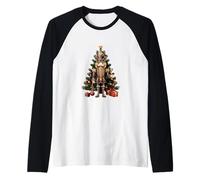 Schiaccianoci Balletto Albero di Natale X-mas Pigiama Party Maglia con Maniche Raglan