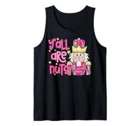 Schiaccianoci di Natale YALL Are Nuts Divertente Uomini Donne Bambini Natale Canotta