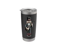 Schiaccianoci Duitar Giocatore Crushing It Natale Bicchiere termico in acciaio inox doppia parete