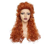 Schiaccianoci e quattro regni Ginger Queen Capelli sintetici Anime Cosplay Parrucca Parrucche sintetiche Ragazza Donna Uomo Parrucche