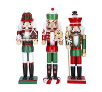 Schiaccianoci Gingerbread Candy 35 cm in Legno Multicolor