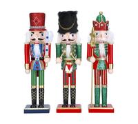 Schiaccianoci in Legno 30 cm con Spada, Tamburo o Scettro