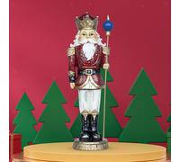 Schiaccianoci in legno Soldato Vacanze Natale Schiaccianoci Ornamento Decor