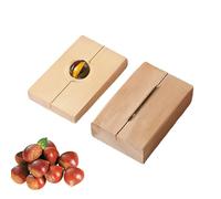 Schiaccianoci Per Castagne | Molletta manuale in legno - Apri Noci - Per l'Apertura la Rottura e la Sbucciatura di Noci di Noce per Domestica e la Preparazione di Snack