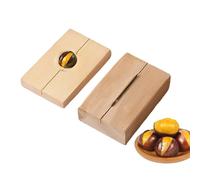 Schiaccianoci Per Castagne | Utensile Manuale In Legno - Apri Noci | Per l'Apertura la Rottura e la Sbucciatura di Noci di Noce per Domestica e la Preparazione di Snack