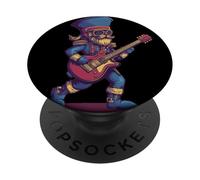 Schiaccianoci Rockstar per una divertente atmosfera di vacanza PopSockets PopGrip Adesivo