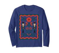 Schiaccianoci Soldato Giocattolo Nordic Christmas Stile Minimal Maglia a Manica