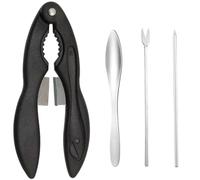 Schiacciapasta e strumenti multifunzionali per granchio efficienti e picchetti in acciaio inox per frutti di mare e forchette per crostacei portatili