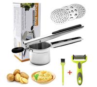 Schiacciapatate Acciaio 6 PCS Potato Ricer Set Schiaccia Patate in Acciaio Inox