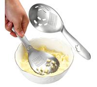 Schiacciapatate Cucchiaio Forato 2 Pezzi Attrezzo Multiuso per Purè | Cucchiaio Grattugia per Verdure per Regalo Casalingo Verdure Cena Preparazione Pasti