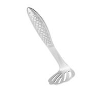 Schiacciapatate in acciaio inossidabile 304 con manico ergonomico per radice e verdure con impugnatura antiscivolo Strumento da cucina Schiacciapatate in acciaio inossidabile