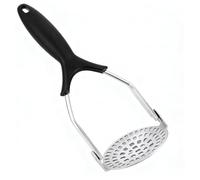 Schiacciapatate In Acciaio Inossidabile - Utensile Ergonomico Per Patate, Efficiente Schiacciaverdure E Frutta, Durevole Utensile Per La Preparazione Dei Pasti | Gadget Da Cucina Versatile Per Cucinar