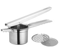 Schiacciapatate in acciaio inox 2 dischi pedrini