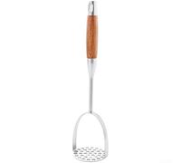 Schiacciapatate in acciaio inox per chef domestici che necessitano di uno strumento affidabile per lavorare patate cotte e ingredienti simili (palissandro)