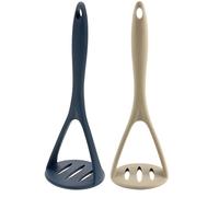 Schiacciapatate in silicone, schiacciapatate in silicone, schiacciapatate, avocado, per alimenti, facile da pulire, con foro per appenderlo, due pezzi