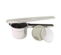 Schiacciapatate Manuale 2 Dischi Acciaio Inox à¸ 8,5 cm Calder - Fori 3 e 5 mm