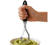 Schiacciapatate manuale, grattugia per fagioli, spremipatate in metallo robusto, per burro, , avocado, pasto, casa, ristorante