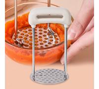 Schiacciapatate manuale in acciaio inox per purè di patate, uova, fagioli e