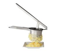 Schiacciapatate manuale in argento Pressa per purè Utensile da cucina 13 cm