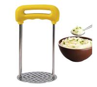 Schiacciapatate - Pressa Manuale Ergonomica In Acciaio - Strumento Crusher Patate | Per Preparare Hamburger, Carne Macinata, Salsa Di E Cucina