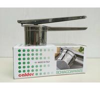Calder Schiaccia patate con fori laterali Acciaio inox 18/10 Qualità pesante extra - Made in Italy