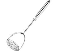 Schiacciapatate,schiaccia patate in acciaio inox con manico lungo, passaverdure manuale professionale per purè di patate,frutta,verdura,schiaccia passatelli per patate lavabile in lavastoviglie