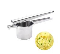 Schiacciapatate Schiacciapatate con pelapatate in acciaio inossidabile Crea il purè di patate più soffice in modo semplice con questo schiacciapatate utensile da cucina Pressa for frutta
