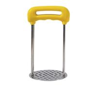 Schiacciapatate - Schiacciapatate | Impugnatura ergonomica antiscivolo antiscivolo, in acciaio inox 304 | Utensile da cucina, spesso schiacciapatate per avocado con fori per mele, igname, banane,