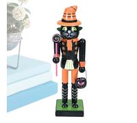 Schiacciatore di Halloween - Figura del Soldato Figura in Legno Cracker Docurfino Decorazione per Feste, Display per finestre, riempitivo per Sacchetti di Buon, Materiale in Legno