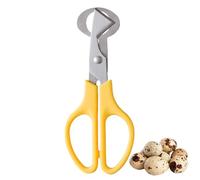 Schiacciauova in acciaio - per uova di quaglia, comodo strumento per pelapatate | Pratico apriscatori per la colazione domestica cottura ristorazione festa cucina picnic Fe