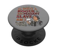 Schiavo contadino malvagio Amleto Soliloquio Shakespeare PopSockets PopGrip Adesivo