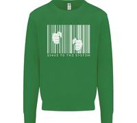 Schiavo Del Sistema Anti Capitalismo Felpa Per Bambini