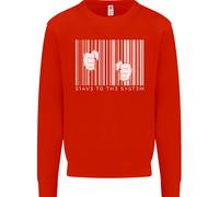 Schiavo Del Sistema Anti Capitalismo Felpa Per Bambini