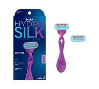 Schick Hydro Silk Rasoio da donna con 2 ricariche idratanti per lamette