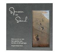 Schieferrelief "Spuren im Sand"