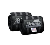 Schiek Polsiere sportive resistenti, per allenamenti in palestra, supporto per il polso, colore: nero