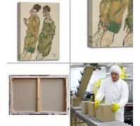 Schiele devozione design quadro stampa tela dipinto telaio arredo casa