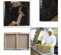 Schiele il paroliere design quadro stampa tela dipinto telaio arredo casa