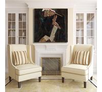 Schiele il paroliere design quadro stampa tela dipinto telaio arredo casa