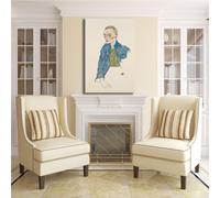 Schiele volontariato caporale quadro stampa tela dipinto telaio arredo casa