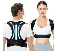 Schiena Correttore Postura Spalle Fascia: Lombare Busto Posturale Supporto Uomo Donna - Tutore Spalla Dritta Raddrizza Della Parte - Sollievo Cervicale Correttore Posture Regolabile - L(vita 34"-43")