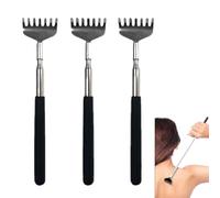 Schiena Grattaschiena Telescopico,3 Pezzi Grattaschiena Portatile Allungabile,Grattaschiena Massaggiatore,Scratcher Posteriore Estensibile Portatile,Scratcher Telescopico,Regali Uomo Regali per Lui